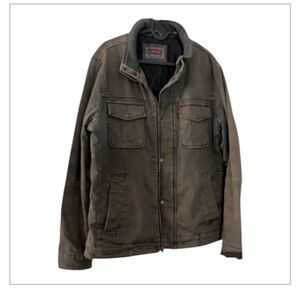 Levi’s Quilted Canvas Trucker Utility Jacket Men’s Size S